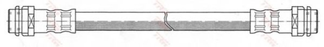 Furtun frana MERCEDES A-CLASS (W168) (1997 - 2004) TRW PHA407 piesa NOUA