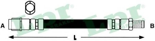 Furtun frana MERCEDES A-CLASS (W169) (2004 - 2012) LPR 6T47848 piesa NOUA