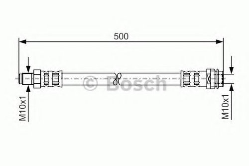 Furtun frana MERCEDES B-CLASS (W245) (2005 - 2011) BOSCH 1 987 476 453 piesa NOUA