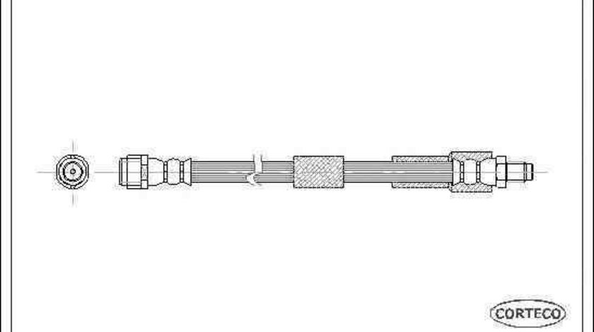 Furtun frana MERCEDES-BENZ E-CLASS (W211) CORTECO 19034260