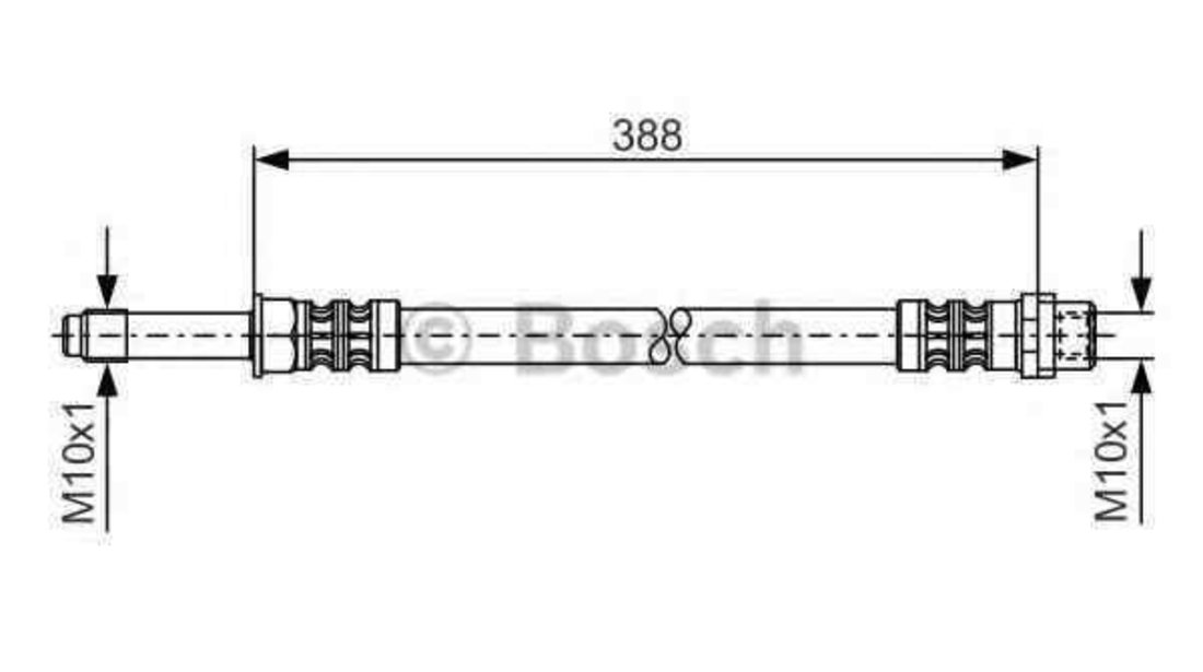 Furtun frana MERCEDES-BENZ SPRINTER 5-t bus BOSCH 1 987 476 300