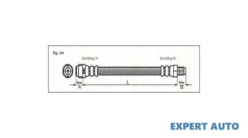 Furtun frana Mercedes C-CLASS (W203) 2000-2007 #2 03Q37014