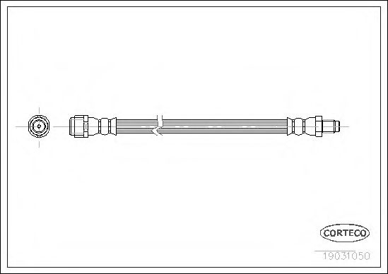 Furtun frana MERCEDES M-CLASS (W163) (1998 - 2005) CORTECO 19031050 piesa NOUA