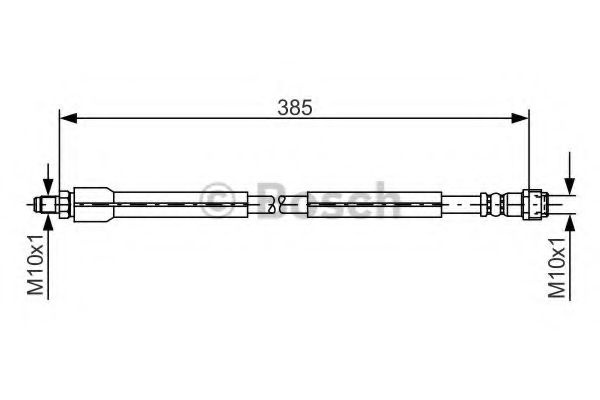 Furtun frana MERCEDES S-CLASS (W220) (1998 - 2005) BOSCH 1 987 476 949 piesa NOUA
