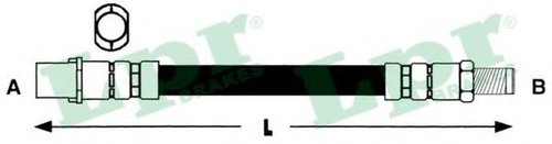 Furtun frana MERCEDES VARIO combi (1996 - 2016) LPR 6T47971 piesa NOUA