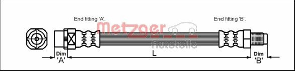 Furtun Frana Metzger Bmw 4110052