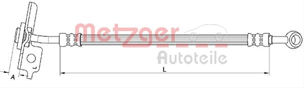 Furtun Frana Metzger Hyundai 4111054