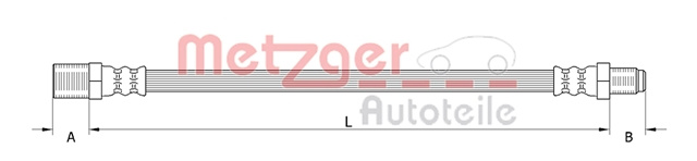 Furtun Frana Metzger Iveco 4111377