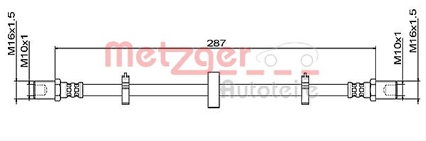 Furtun Frana Metzger Iveco 4111492