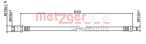 Furtun Frana Metzger Iveco 4111494
