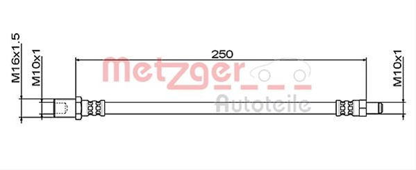 Furtun Frana Metzger Iveco 4111496