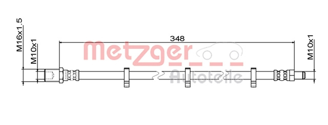 Furtun Frana Metzger Iveco 4111498