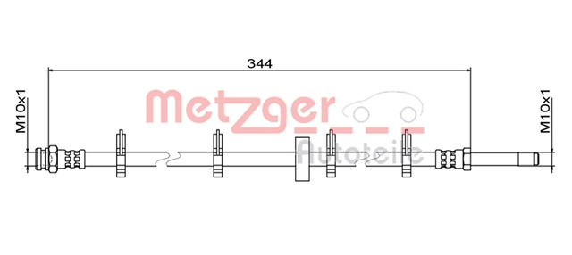 Furtun Frana Metzger Iveco 4111499