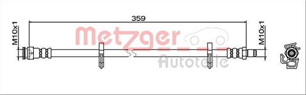 Furtun Frana Metzger Iveco 4112051