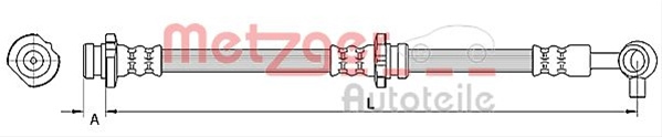Furtun Frana Metzger Nissan 4110848