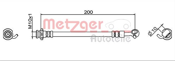 Furtun Frana Metzger Nissan 4111954