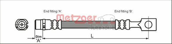 Furtun Frana Metzger Opel 4112818