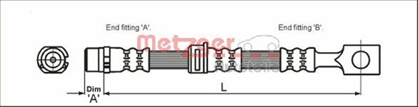 Furtun Frana Metzger Opel 4112825