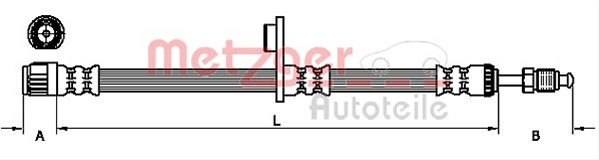 Furtun Frana Metzger Peugeot 4110226