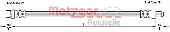 Furtun Frana Metzger Peugeot 4110261