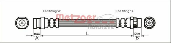 Furtun Frana Metzger Renault 4111169