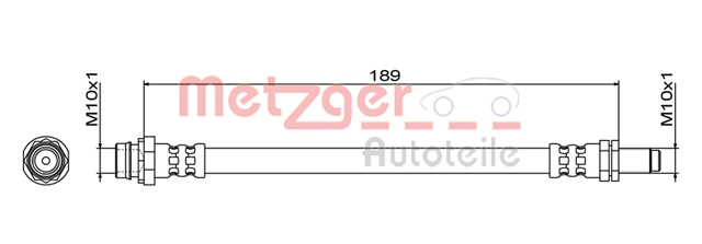 Furtun Frana Metzger Volvo 4111467