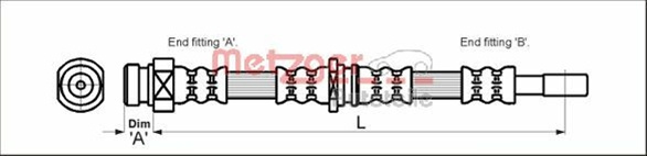 Furtun Frana Metzger Volvo 4113315