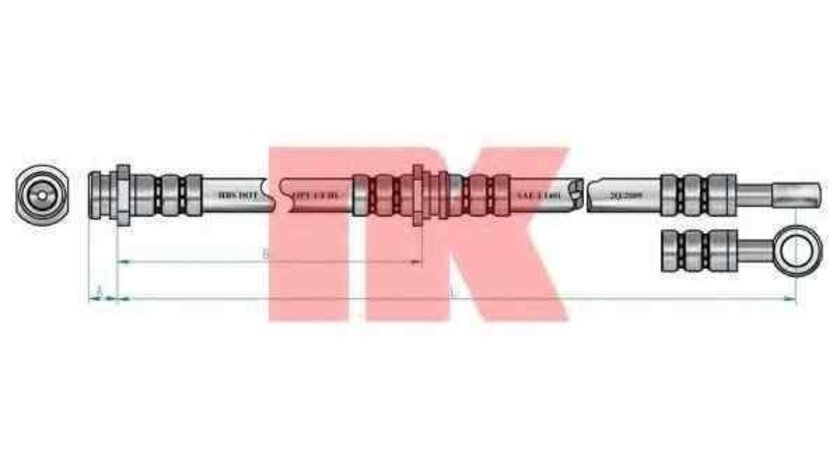 Furtun frana MITSUBISHI CARISMA (DA_) NK 854819