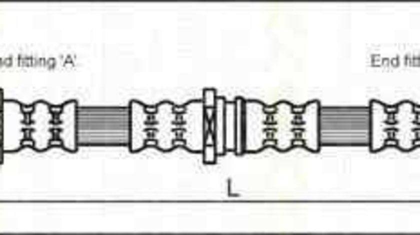 Furtun frana MITSUBISHI CARISMA (DA_) TRISCAN 8150 42211