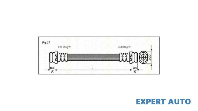 Furtun frana Mitsubishi LANCER Mk IV (C6_A, C7_A) 1988-1994 #2 03Q22518