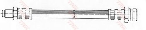 Furtun frana MITSUBISHI PAJERO II Canvas Top (V2_W, V4_W) (1990 - 2000) TRW PHB453 piesa NOUA