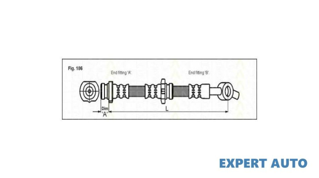 Furtun frana Nissan PRIMERA Break (WP11) 1996-2001 #2 03Q58970