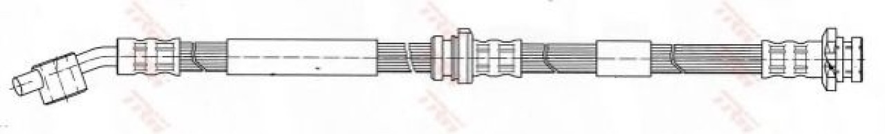Furtun frana NISSAN PRIMERA Break (WP11) (1996 - 2002) TRW PHD324 piesa NOUA