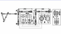 Furtun frana NISSAN PRIMERA Break (WP12) (2002 - 2...