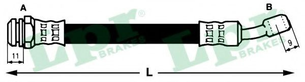 Furtun frana OPEL AGILA (A) (H00) (2000 - 2007) LPR 6T46796 piesa NOUA