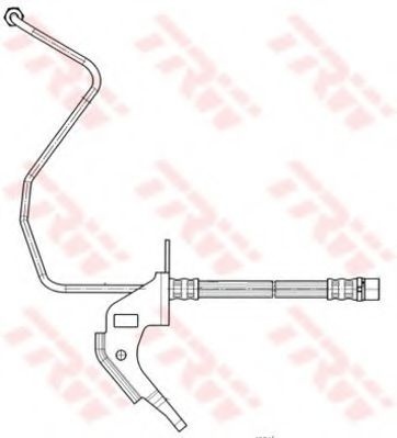 Furtun frana OPEL ASTRA F Combi (51, 52) (1991 - 1998) TRW PHD563 piesa NOUA