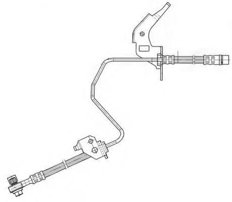 Furtun frana OPEL ASTRA G Cabriolet (F67) (2001 - 2005) FERODO FHY2606 piesa NOUA