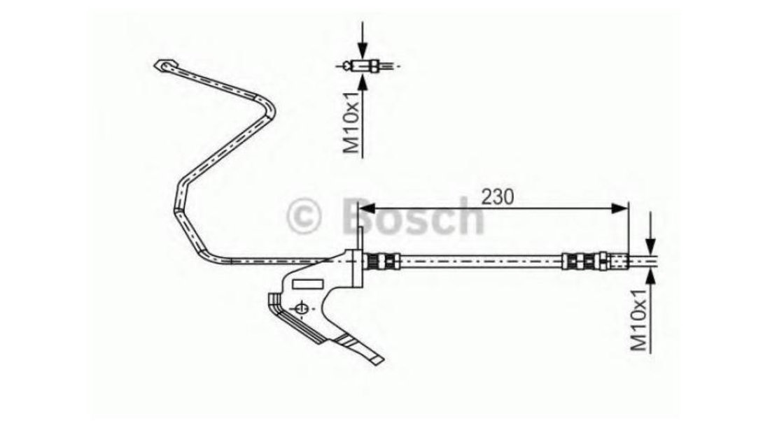 Furtun frana Opel ASTRA G combi (F35_) 1998-2009 #2 13116133