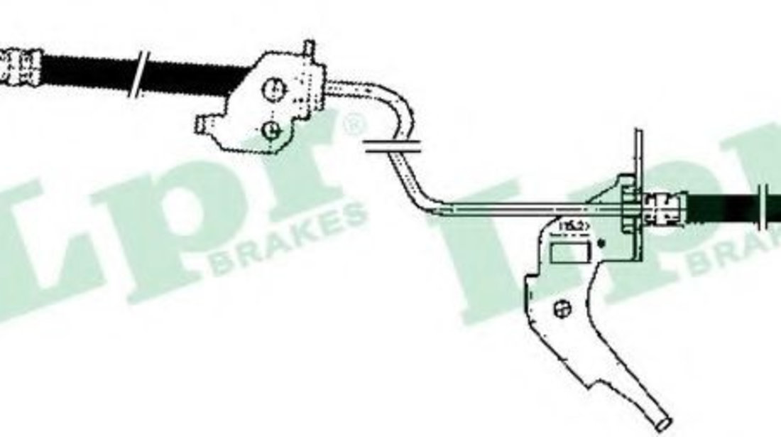 Furtun frana OPEL ASTRA G Combi (F35) (1998 - 2009) LPR 6T47906 piesa NOUA