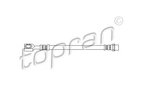 Furtun frana OPEL ASTRA G Cupe (F07) (2000 - 2005) TOPRAN 206 119 piesa NOUA