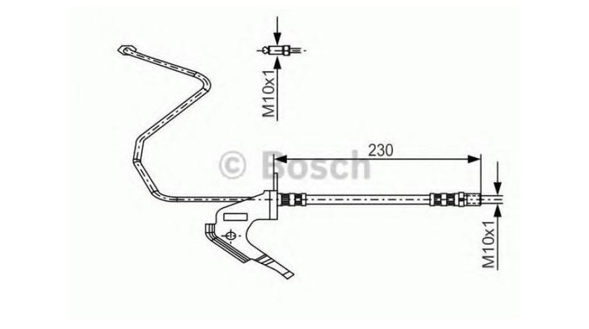 Furtun frana Opel ASTRA G Delvan (F70) 1999-2005 #2 13116133