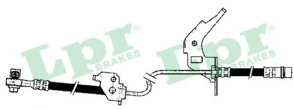 Furtun frana OPEL ASTRA G Hatchback (F48, F08) (1998 - 2009) LPR 6T47905 piesa NOUA