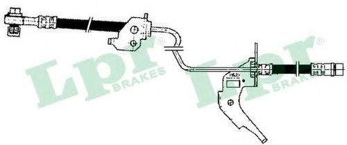 Furtun frana OPEL ASTRA G Hatchback (F48, F08) (1998 - 2009) LPR 6T47906 piesa NOUA