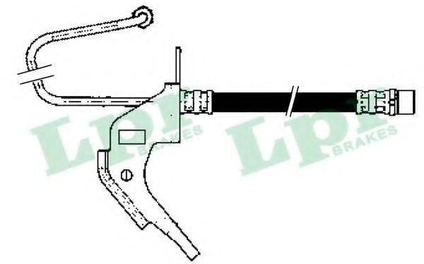 Furtun frana OPEL ASTRA G Hatchback (F48, F08) (1998 - 2009) LPR 6T47904 piesa NOUA