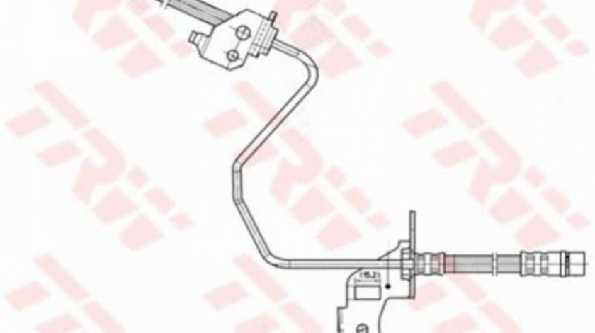 Furtun frana Opel ASTRA G limuzina (F69_) 1998-2009 #3 13116137