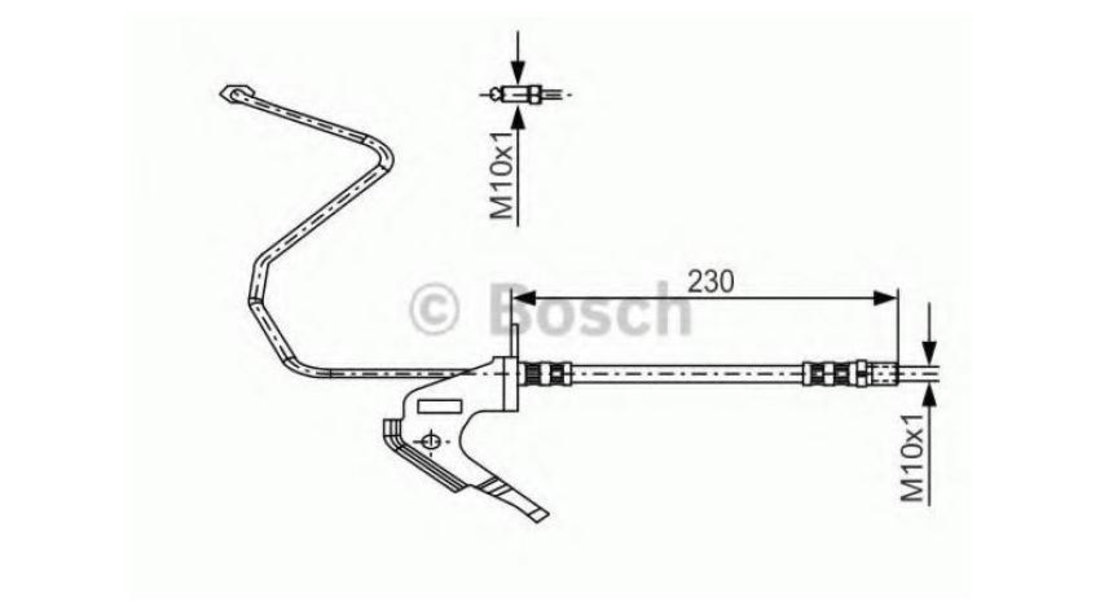 Furtun frana Opel ASTRA H Sport Hatch (L08) 2005-2016 #2 13116133
