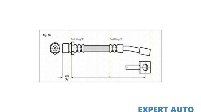 Furtun frana Opel CORSA B caroserie (73_) 1999-2000 #2 02696