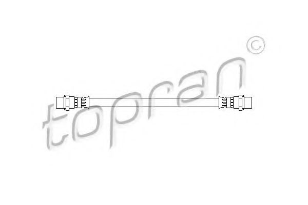 Furtun frana OPEL CORSA C (F08, F68) (2000 - 2009) TOPRAN 206 494 piesa NOUA