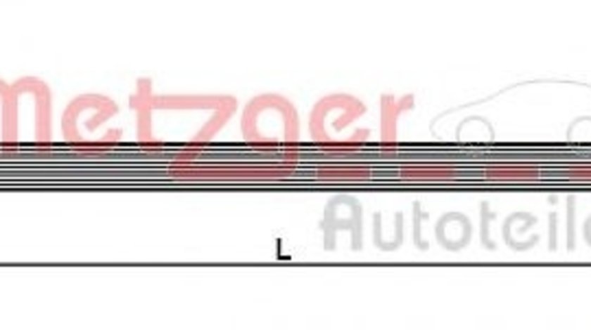 Furtun frana OPEL MOVANO B bus (2010 - 2016) METZGER 4110933 piesa NOUA