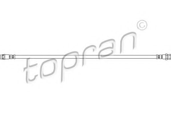 Furtun frana OPEL MOVANO caroserie (F9) (1999 - 2010) TOPRAN 207 227 piesa NOUA